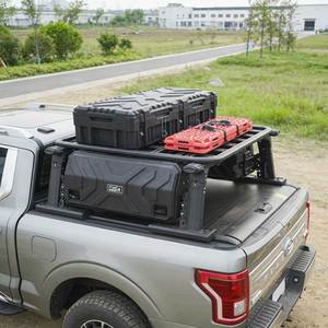 Système <span class=keywords><strong>de</strong></span> porte-bagages <span class=keywords><strong>de</strong></span> <span class=keywords><strong>toit</strong></span> rétractable en aluminium pour camionnette Tacoma 2021, robuste, pour le transport <span class=keywords><strong>de</strong></span> marchandises en tout-terrain, facile à utiliser - Product Image 2