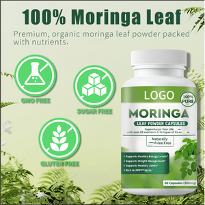 Vegan Kruidensupplement Pure <span class=keywords><strong>Moringa</strong></span> Oleifera <span class=keywords><strong>Capsules</strong></span> <span class=keywords><strong>Moringa</strong></span> Blad Oleifera Bladeren Extract <span class=keywords><strong>Capsules</strong></span> - Product Image 2
