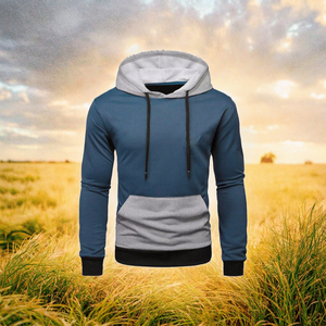 Sweats à capuche ajustables personnalisés pour hommes, 100 % coton molletonné, respirant, séchage rapide, écologique, service OEM, nouvelle collection en promotion - Product Image 3