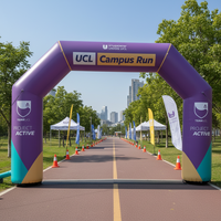 AF Gate Race Display Sport Air Arch Recycle Arche de logo imprimé personnalisé pour événements Gazebo Publicité promotionnelle Tente gonflable
