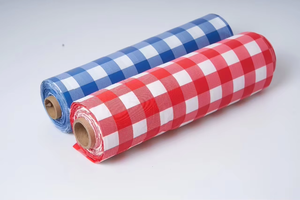 Nhà Máy Bán buôn dùng một lần không thấm nước Khăn trải bàn màu đỏ gingham nhựa CuộN bảng Bìa - Product Image 4