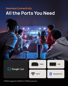 2025 yepyeni Xgimi MoGo 4 taşınabilir LED Proyector 450 ISO lümen 1080p Full HD 2 + 32GB Google TV pil Mini DLP projektör - Product Image 4