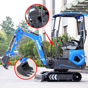 Global Best-selling Products New Mini Excavator Crawler Digger Engine Reach Arm 123.5 Ton Household Farm Small <b>Machine</b> - Product Image 3