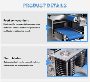 Meat Cubing Machine Stainless Steel Automatic Meat Cutter For Meat Processing Industry - Product Image 4
