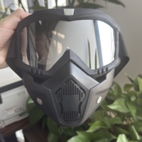 Lunettes de Protection pour Casque Jet Vélo Moto, Lunettes de Soleil Sportives Anti-Sable et Anti-Vent en Matériau PC pour une Protection Optimale