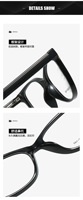 QSKY Montures de lunettes optiques œil de chat tendance 6 couleurs, légères en TR90, décoratives pour femmes, idéales pour le quotidien
