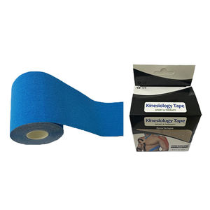 <span class=keywords><strong>Cinta</strong></span> Kinesiológica <span class=keywords><strong>de</strong></span> Algodón SPORTTAPE, 5 cm x 5 m, Azul, Impermeable, Hipoalergénica, Extra Adhesiva, Soporte para Lesiones Musculares, Recuperación, <span class=keywords><strong>Dolor</strong></span> <span class=keywords><strong>de</strong></span> <span class=keywords><strong>Rodilla</strong></span> - Product Image 2