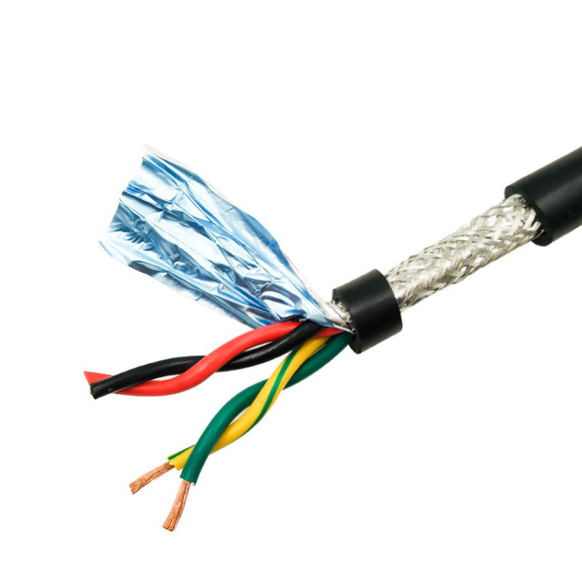 Twisted Pair Shielded Solid Cable 2 4 6 8-12 Core Pure Copper Core 12 AWG PVC Sheathed 485 Communication Control Wire