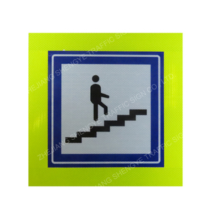 الأمريكية مخصص مطبوعة الثقيلة بالمعلومات الطريق علامات المرور السلامة - Product Image 3