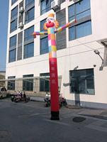 Arche gonflable de clown, éléments décoratifs suspendus pour événements sur le thème du cirque, du carnaval et de la musique électronique