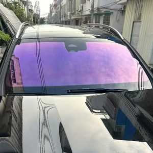 Vlt75 % Tắc Kè Hoa <span class=keywords><strong>Tint</strong></span> Xe Cửa sổ phim 99% UV từ chối màu tím Màu Đỏ Tắc Kè Hoa kính chắn gió cửa sổ <span class=keywords><strong>Tint</strong></span> - Product Image 2