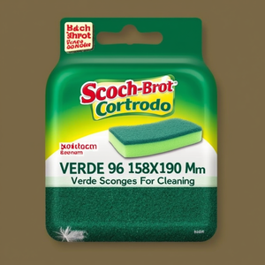 Spugne Scotch-Brite Cortado 96 158x190 mm Verdi per Pulizia - Product Image 3
