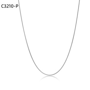 Collar de Cadena Amy Snake, Plata 925, Minimalista, para Uso Diario de Mujer, C3210 - Product Image 3