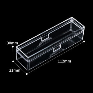 صندوق تخزين مكتبي من الأكريليك الشفاف، منظم ضيق للمفاتيح والأغراض الصغيرة والمناديل - Product Image 6