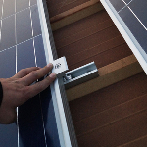 Rail en U en aluminium pour panneaux solaires, mini-rail pour <span class=keywords><strong>toiture</strong></span> solaire - Product Image 1