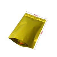 Bolsas de papel de aluminio con cierre de cremallera para almacenamiento de alimentos, bolsas de Mylar con estampado personalizado, color mate/brillante, 100 Uds.