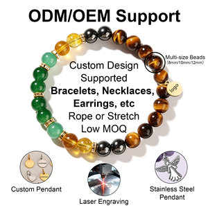 Pulsera <span class=keywords><strong>de</strong></span> Cuarzo Hecha a Mano con Piedras Naturales Curativas, Joyería Personalizada, Pulsera <span class=keywords><strong>de</strong></span> Moda <span class=keywords><strong>para</strong></span> Mujer, Día <span class=keywords><strong>de</strong></span> la <span class=keywords><strong>Madre</strong></span> - Product Image 6