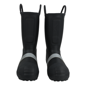 Bottes de sécurité à embout d'acier pour pompiers, bottes d'équipement minier pour unisexe, utilisation été/automne/printemps, tige en tissu extensible, semelle intérieure en EVA - Product Image 3