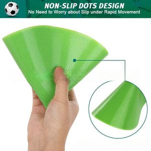 Disques d'entraînement de football de 10 cm – Tapis de repères numériques, équipement d'entraînement de football, marqueurs plats pour le sport - Product Image 6