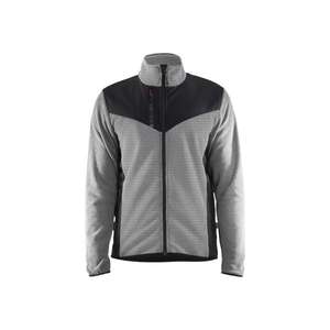 BLAKLADER - 594225369099XL Veste tricotée Softshell Grey melange/Black - EAN 7330509852491 WORK JACKETS - Product Image 1