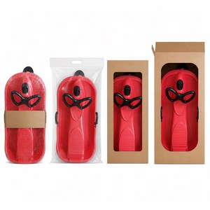 <span class=keywords><strong>Luge</strong></span> à neige directionnelle 82 cm en PP avec corde de contrôle pour enfants, jeux d'hiver sur la neige, logo personnalisé OEM - Product Image 4