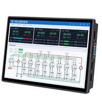 Yingtouch Ordinateur industriel intégré 19,3 pouces noir 16:9 capacitif, station de travail de contrôle industriel, qualité industrielle, anti-poussière