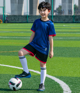 ชุดฟุตบอลชุดเสื้อเจอร์ซีย์แขนสั้นสำหรับผู้ชายและผู้หญิงชุดเสื้อฟุตบอลสำหรับฝึกซ้อมการแข่งขันสำหรับเด็กนักเรียน - Product Image 6