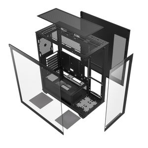 Boîtier d'ordinateur Ruix Carnival 360A Support C Typle Interface <span class=keywords><strong>PC</strong></span> Case TG Glass Gaming Desktop Sea View Mid Tower Case <span class=keywords><strong>PC</strong></span> Gammer - Product Image 6
