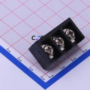 JL950-95003B01 Barrier Terminal Block Through hole Component (THT),P=9.5mm Connector Three Sides 9.5mm 1x3P Straight Pin - Product Image 1