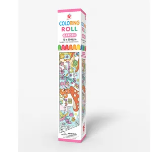 Coloring Paper Roll Sticky Drawing Paper Roll Wall Coloring Sheets Coloring Tablecloth Children Graffiti Roll Paper for Birthday Home Animal, Size