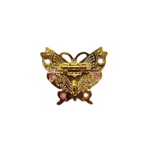 Chinese Style Butterfly Zinc Alloy <b>Lock</b> 50x42mm For Wooden Box Durable Furniture <b>Lock</b> Buckle - Product Image 5