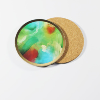 Sous-verres carrés en bois épais personnalisables de haute qualité, écologiques et durables, vierges pour sublimation, pour café et boissons, sur mesure