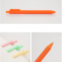 Stylos à bille colorés en gros, encre noire 1,0 mm, écriture fluide, stylo en plastique, fournitures de bureau et scolaires, logo personnalisé OEM