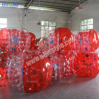 Ballon de football à bulles gonflable pour adultes, en PVC, certifié CE, taille personnalisable, équipement de divertissement aquatique Bostyle