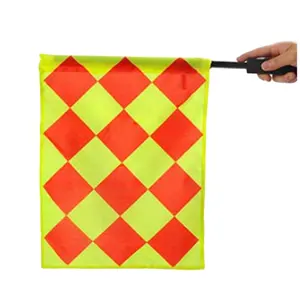 Custom High Quality Soccer Referee Hand Flags For Game