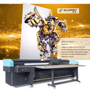 Uv Printer Price 3.2M Multicolor Color Digital UV Flatbed Wrap Printer Poster Printing Machine Price