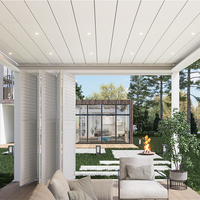 Pergola motorisée LED personnalisable, en aluminium de luxe, pour jardin, avec arche réglable, imperméable et télécommande