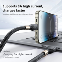 Kabel USB Tipe-C Pengisian Cepat USB C Fast Charging 1M Kabel Data Tipe C