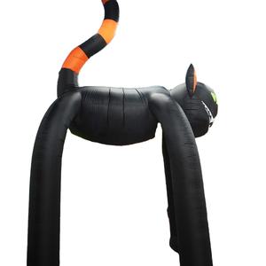 รูปแบบที่กำหนดเองแมวดำระเบิดขึ้นซุ้มตกแต่งฮาโลวีน - Product Image 4