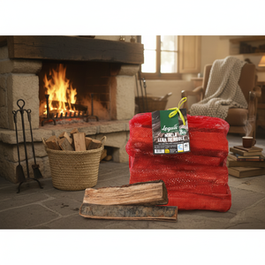 Bois de chauffage de chêne séché au soleil Legua en sacs en filet - 40L Espagne - Product Image 3