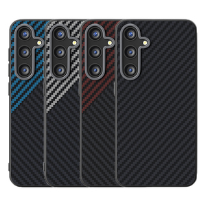 Étui de protection magnétique de luxe en fibre de carbone pour Samsung Galaxy S26 S25 S24 Ultra / FE + Edge avec recharge sans fil - Product Image 3