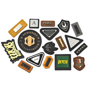 Mode Hoge Kwaliteit <span class=keywords><strong>Jeans</strong></span> Label Custom Merk <span class=keywords><strong>Logo</strong></span> Reliëf Lederen Label Maker - Product Image 4