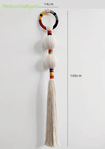 Tapiz de bola rame moderno para colgar en la pared, artículo para el hogar, decoración de vida, precio de fabricante - Product Image 3