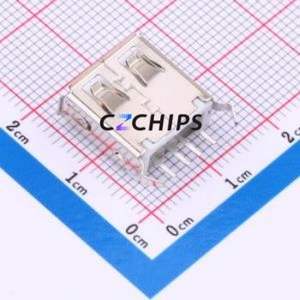 USB180-05-T2-W <b>USB</b> Connector Through hole Component (THT) Connector Type-<b>A</b> <b>USB</b> <b>2.0</b> Female Through Hole - Product Image 2