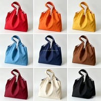 Bolsa de Lona Personalizada con Impresión, Bolsa de Compras de Lona Roja, Bolsa de Regalo Promocional, Bolsa de Lona Publicitaria
