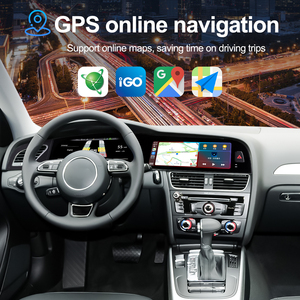 Radio con Pantalla Táctil Doble Android para Auto NaviHua para Audi A4 2009-2016 de 12.3+10.25 Pulgadas con Bluetooth y Navegación GPS - Product Image 2