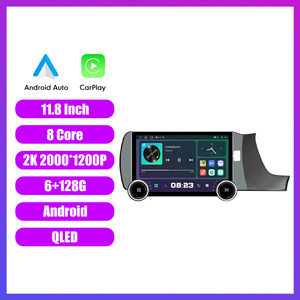 Đầu radio xe hơi Android 2 Din màn hình QLED 2K, núm xoay kép 11.8 inch, <span class=keywords><strong>d</strong></span>ành cho Honda Amaza 2018 (vô lăng bên phải), hỗ trợ Android Auto và Carplay - Product Image 5