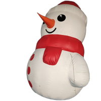 Mascotte gonflable personnalisable en forme de bonhomme de neige pour Noël, modèle de dessin animé à air fermé