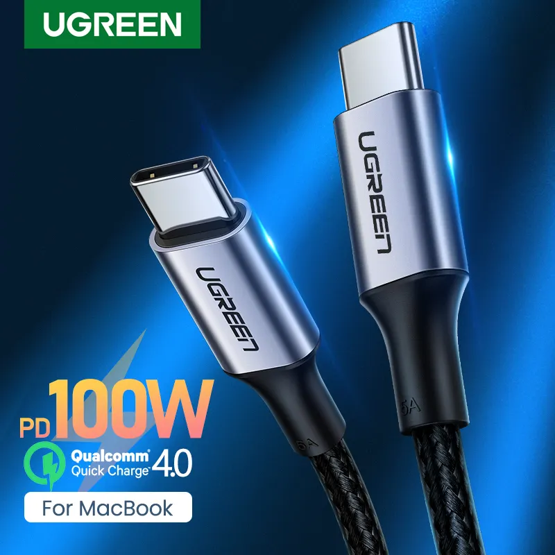 High Quality USB USB C Cable for Samsung Galaxy PD 100W Fast Charger Cable for Macbook Support Quick Charge 4.0 USB Cord