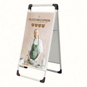 Factory Wholesale Eco-Friendly Metal Double Sided Advertising Sign Standing <b>Poster</b> <b>Frame</b> - Product Image 1
